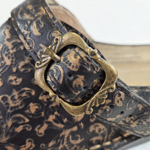 Alegria Leather Adjustable Backstrap Clogs Women's EU42 US10.5 Myrtle Boheme - Picture 10 of 13